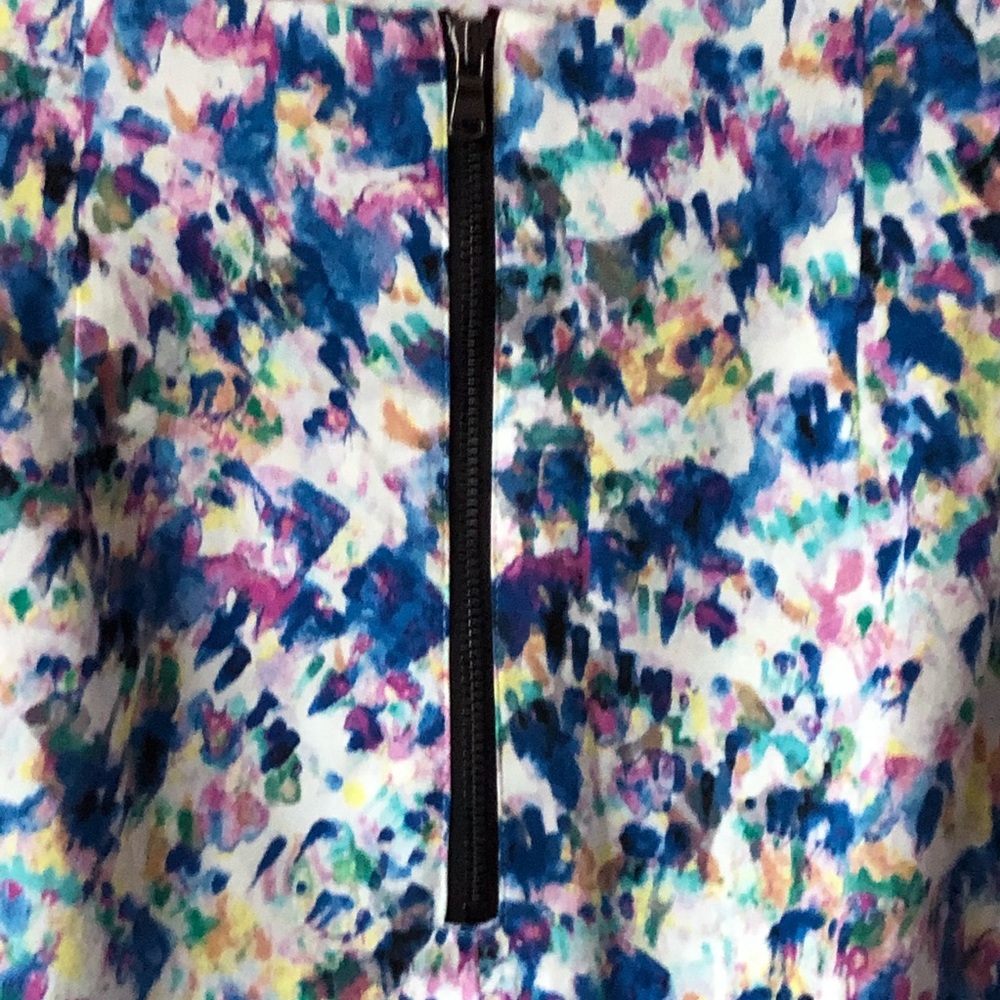 Ann Taylor Multicolored Pencil Skirt 10 Petite New - Picture 6 of 8